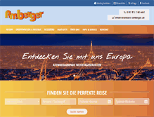 Tablet Screenshot of bustours-amberger.de